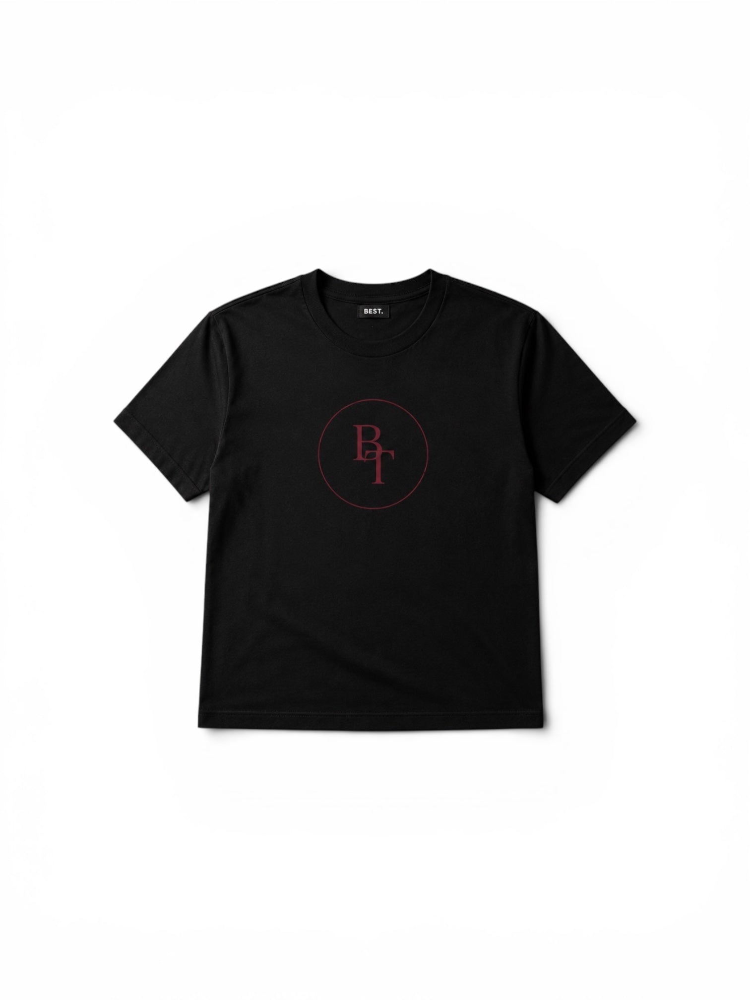 BEST. Badge Tee-Burgundy Edition